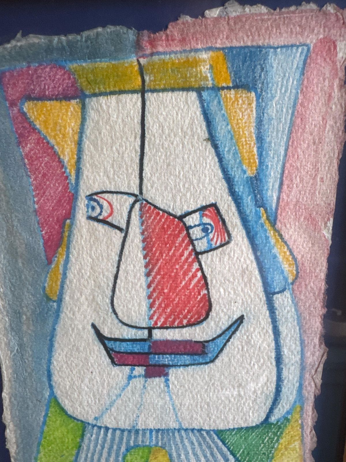 Painting Of A Head By Peter Carreras photo Art