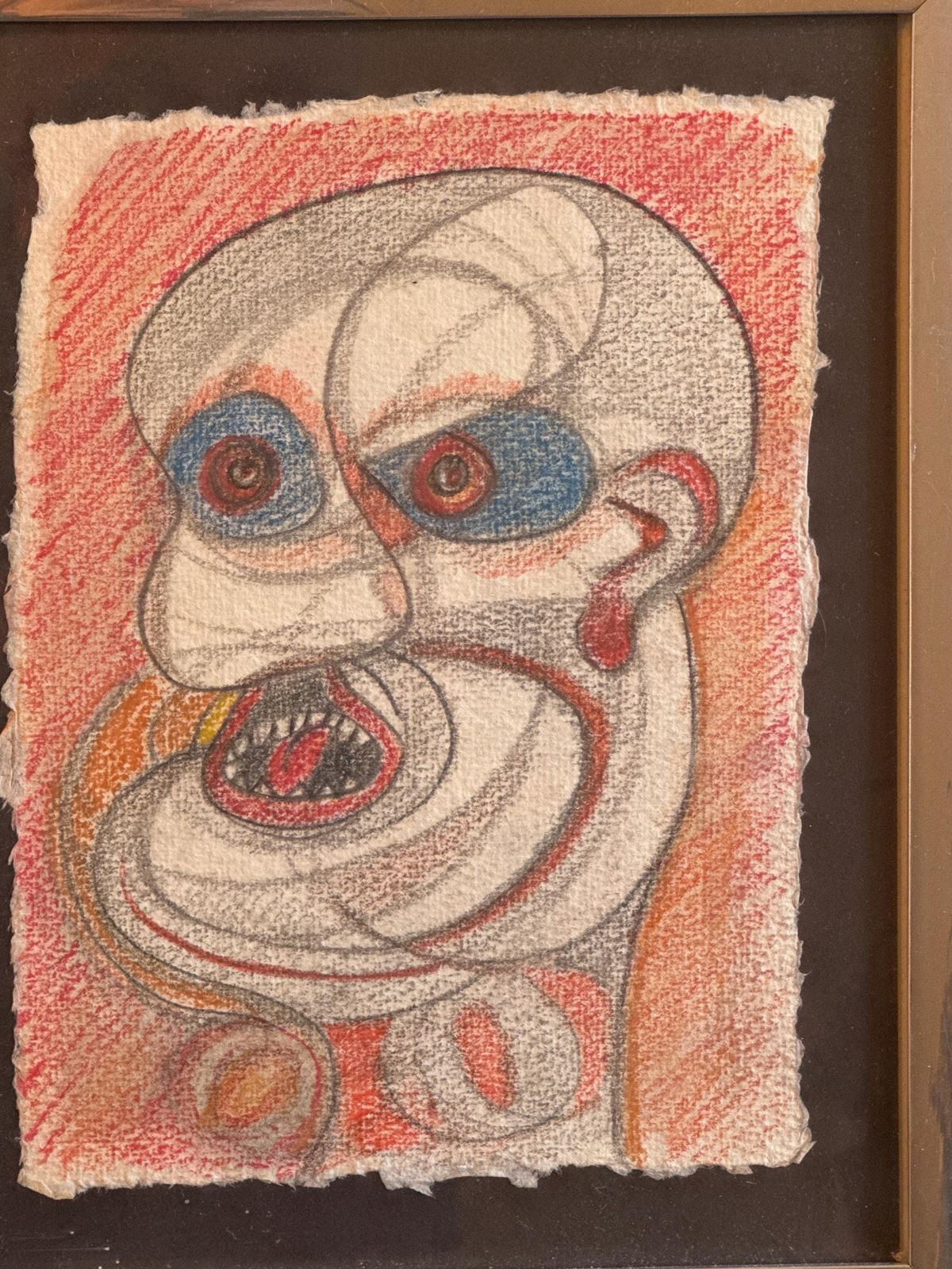 Painting Of A Head By Peter Carreras photo furniture