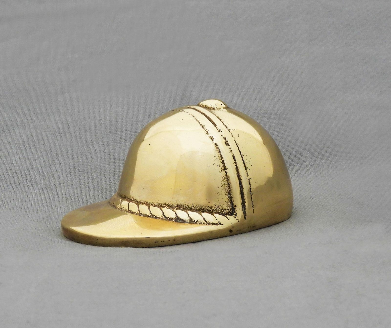 Gucci Style Brass Bottle Opener, Jockey's Cap, Italy, Circa 1970 photo for sale