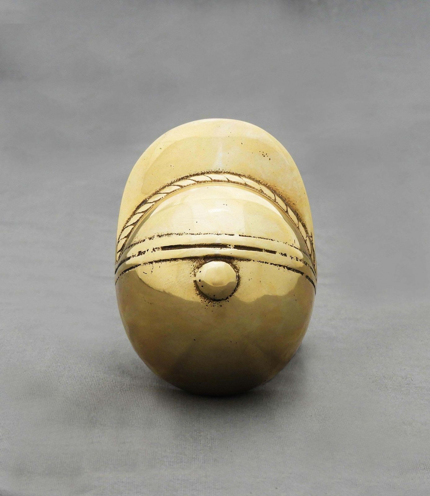 Gucci Style Brass Bottle Opener, Jockey's Cap, Italy, Circa 1970 photo vinterior