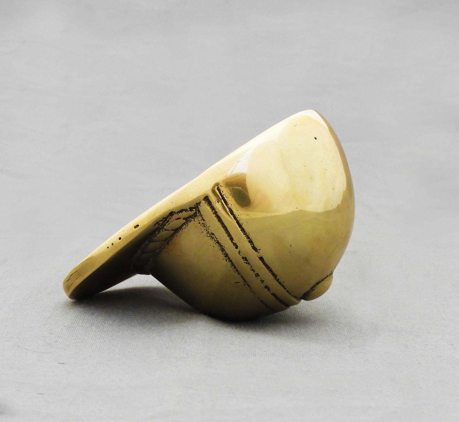 Gucci Style Brass Bottle Opener, Jockey's Cap, Italy, Circa 1970 photo buy