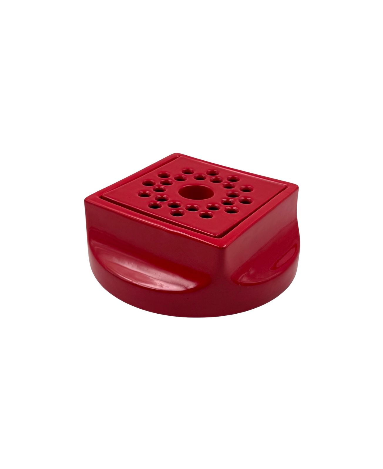 Space Age Red Ceramic Ashtray, Studio Opi, Gabbianelli Italy Ca. 1970 photo 280.0