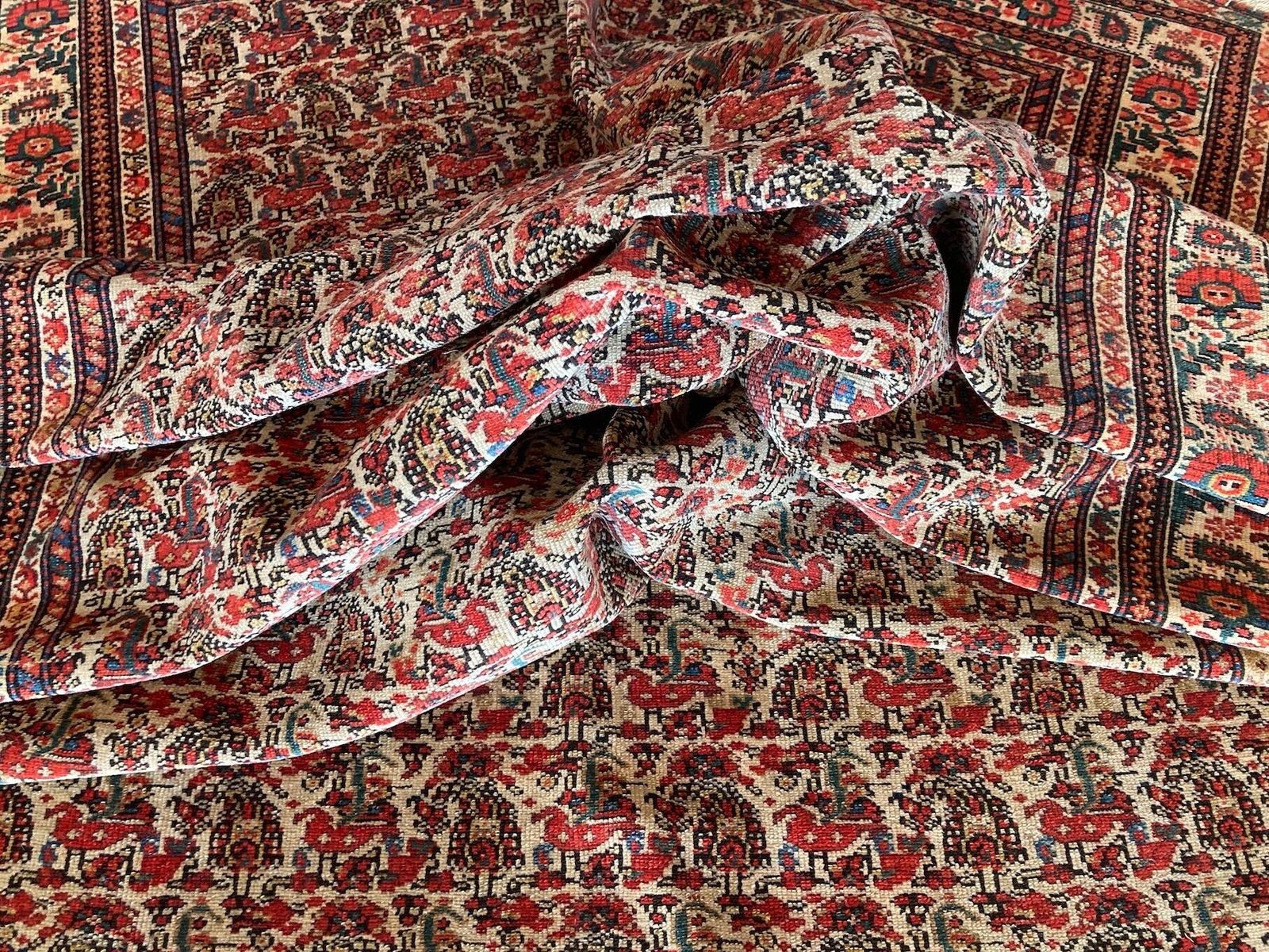 photo vintage Antique Malayer Runner 2.86m X 1.38m