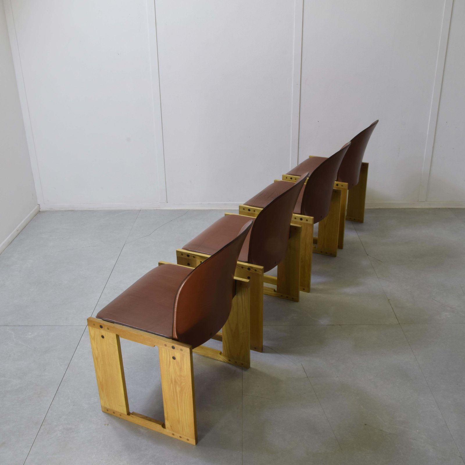 Afra Tobia Scarpa Dialogo Set Of Four Dialogo Chairs 1970s. photo buy