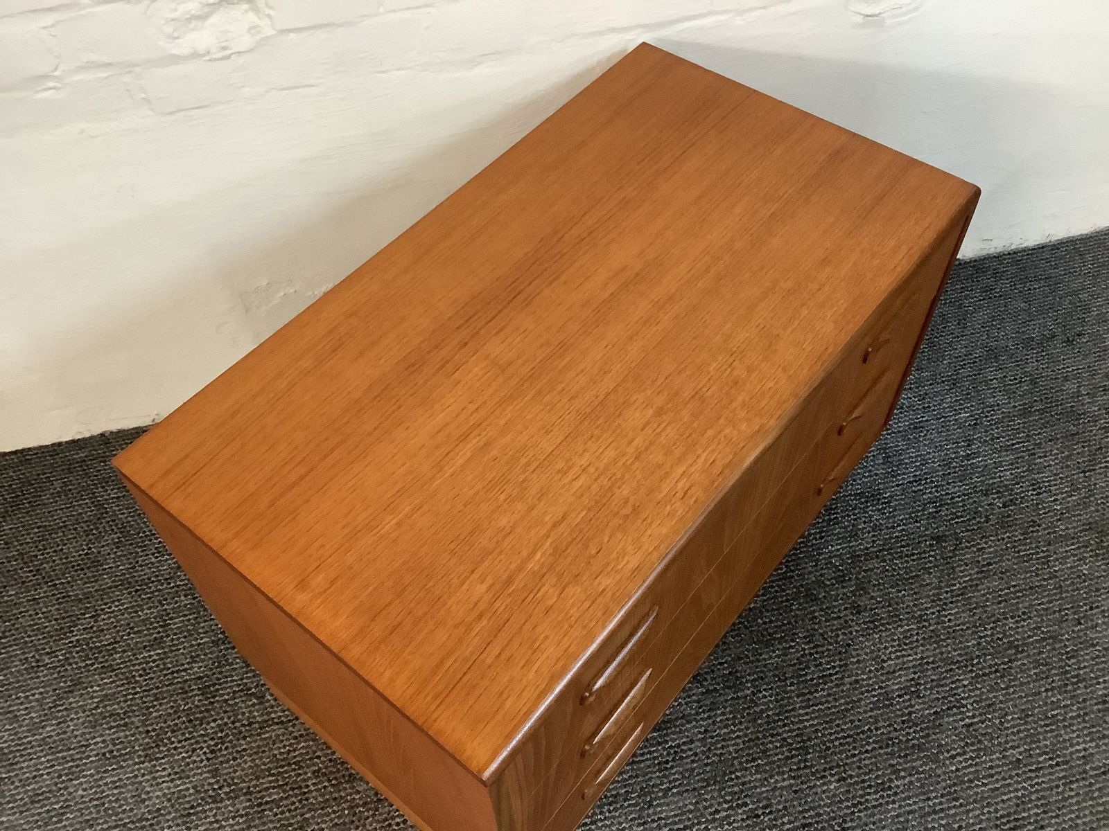photo furniture G Plan Fresco Chest Of Drawers. Produced 1970s.