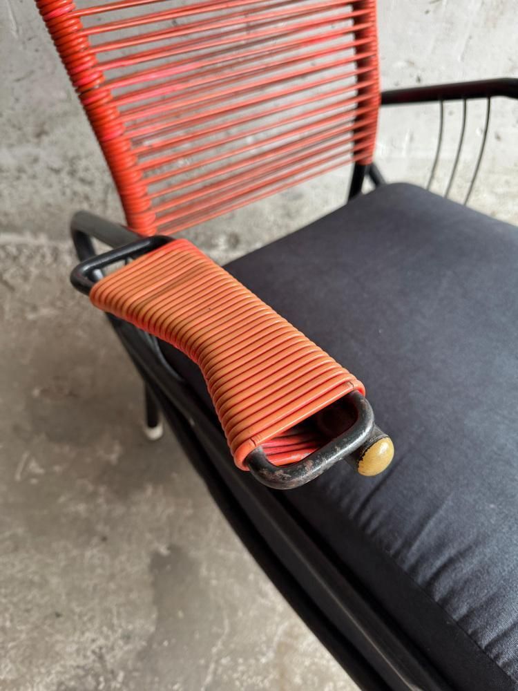 Vintage French Scoubidou Armchair 1950s photo furniture