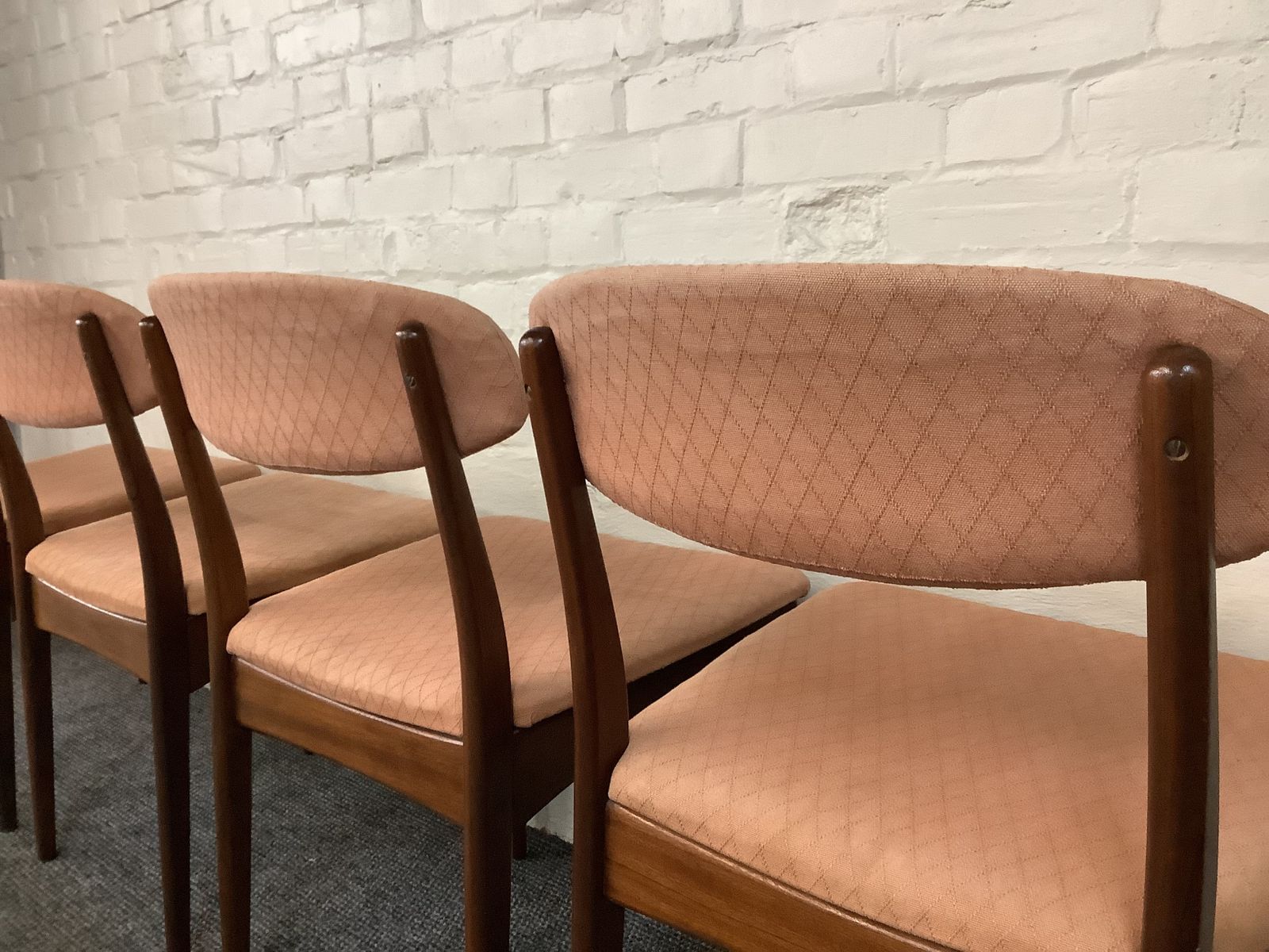 Set Of Four Greaves & Thomas Teak Dining Chairs. Produced London 1950s. photo buy