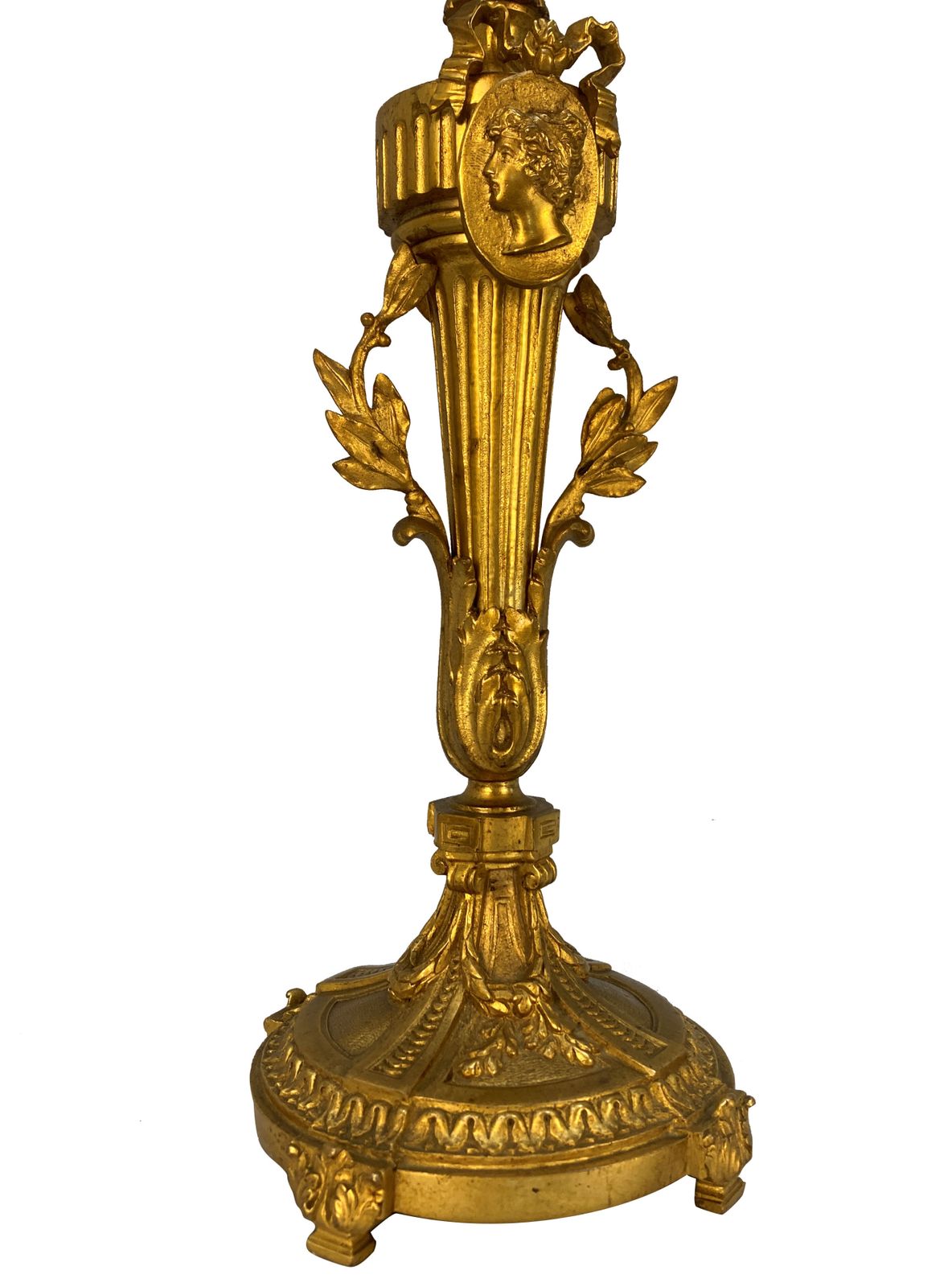 A Pair Of Louis XVI Style Ornately Designed Candlestick Lamps photo Lighting