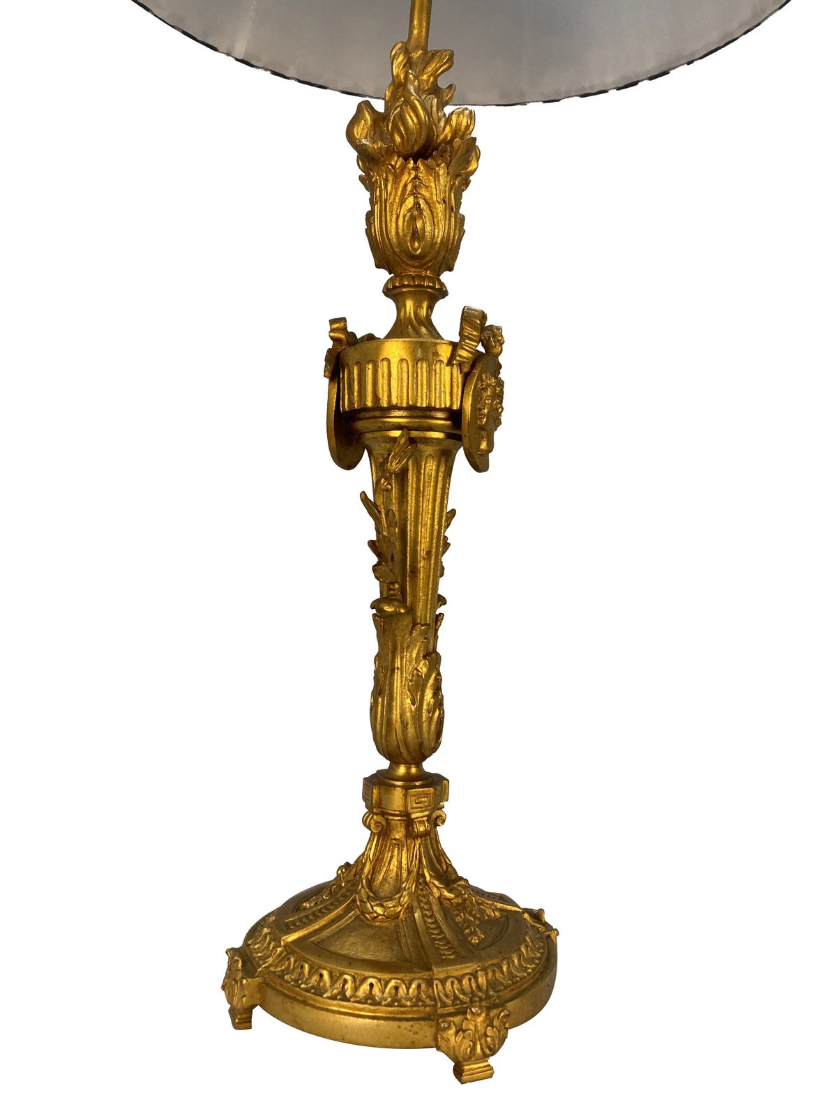 A Pair Of Louis XVI Style Ornately Designed Candlestick Lamps photo 826.0