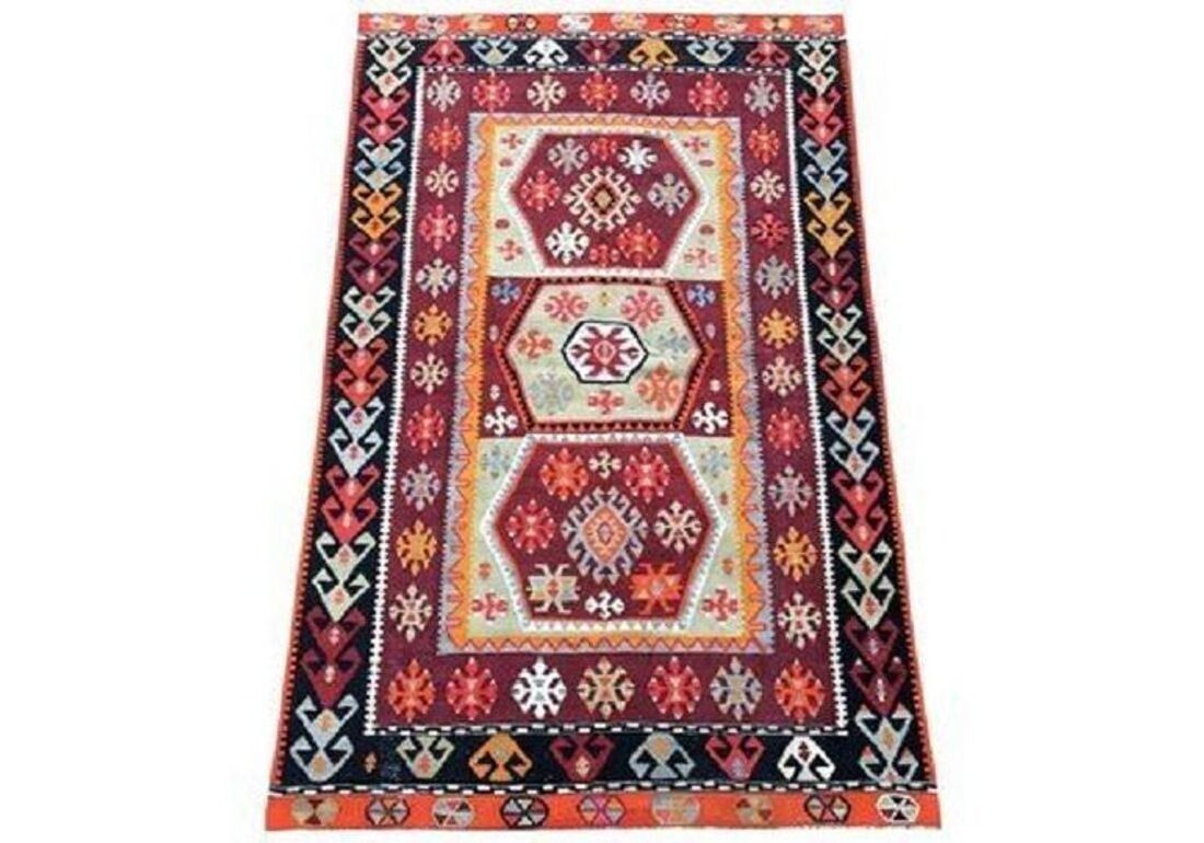Vintage Anatolian Kilim 2.44m X 1.54m photo furniture