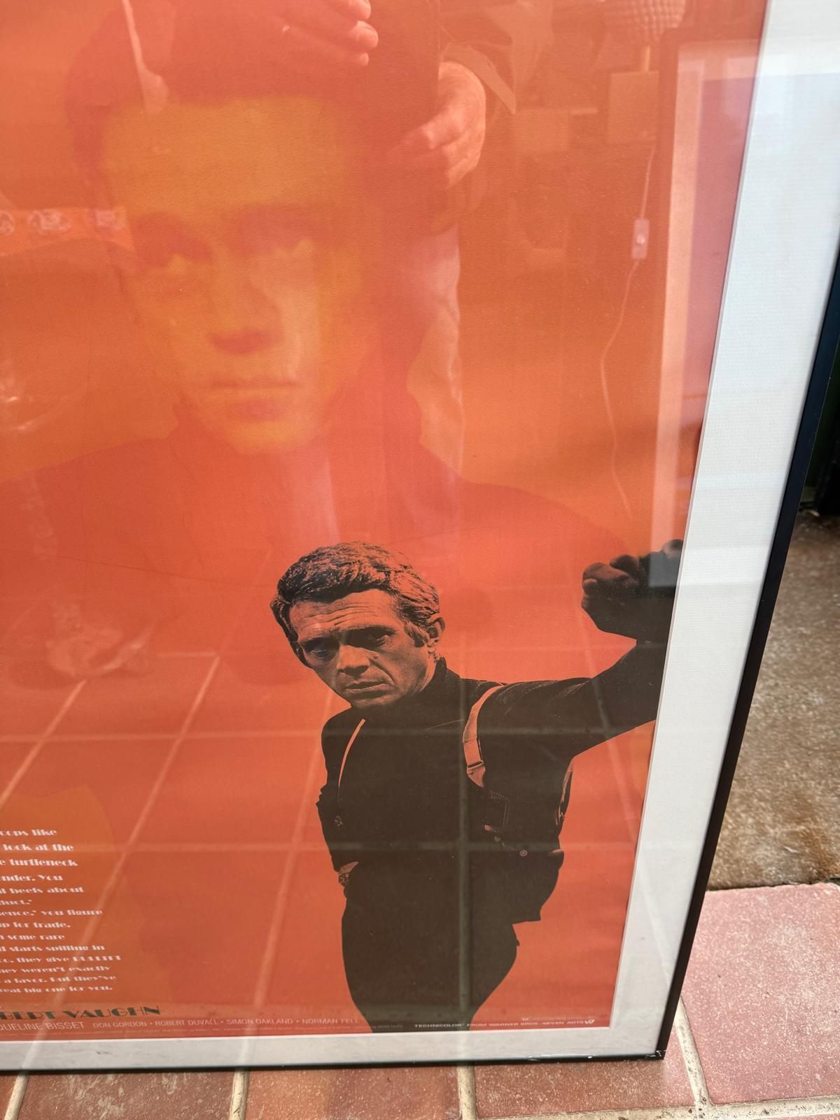 Steve Mcqueen Bullitt Cinema Poster Print photo Art