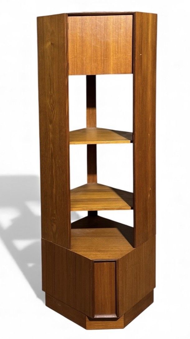 G Plan Teak Bookcase Corner Cabinet Five Form Range Mid Century Retro C1960s photo furniture