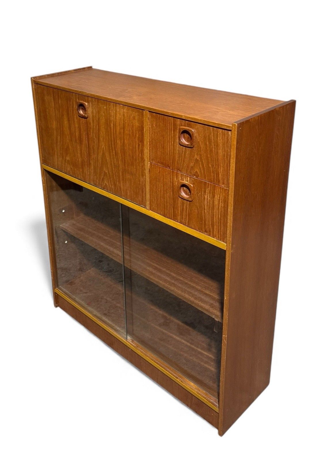 Turnidge Teak Bookcase Desk Mid Century Retro C1960s photo vinterior