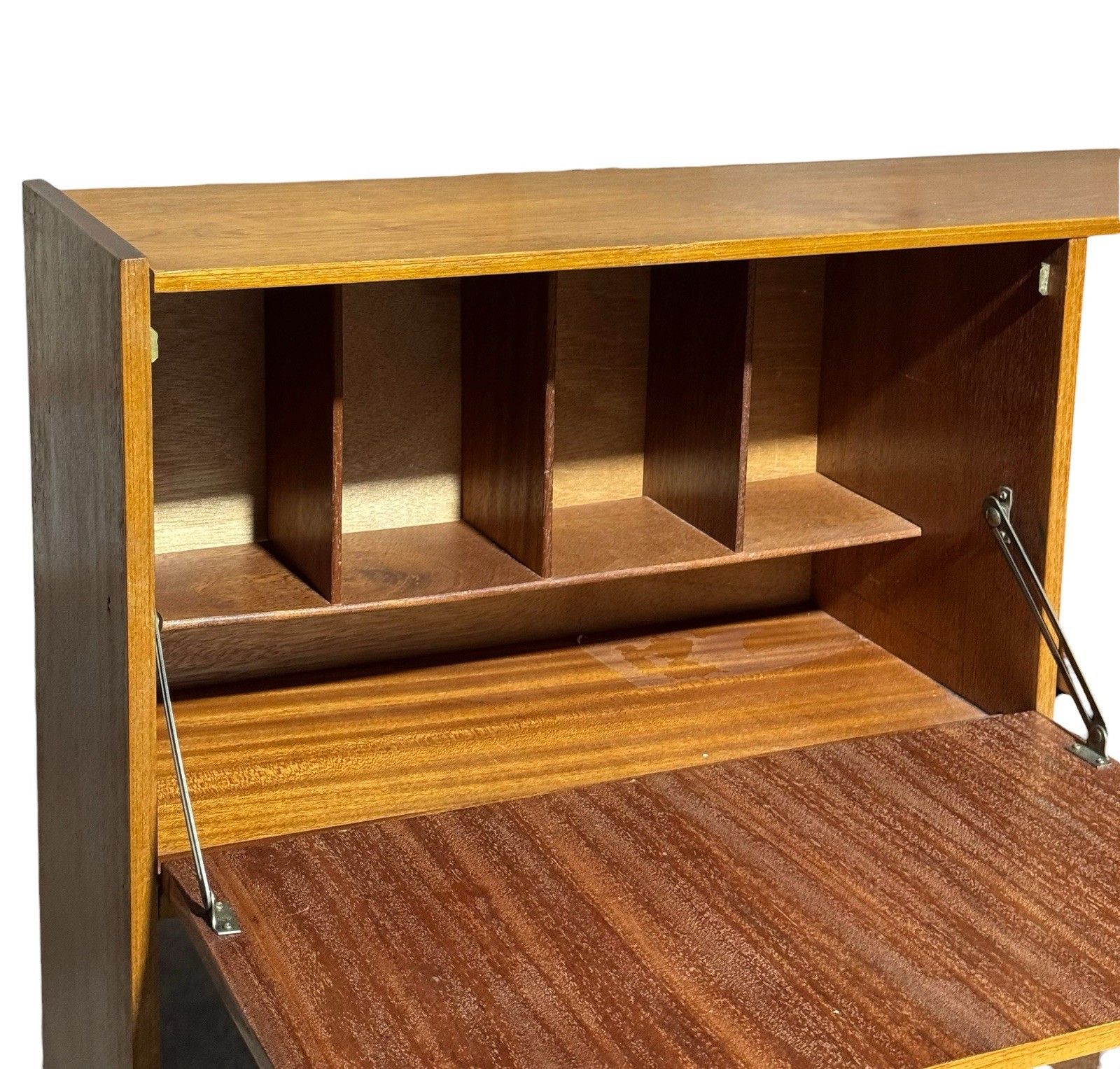 Turnidge Teak Bookcase Desk Mid Century Retro C1960s photo vintage