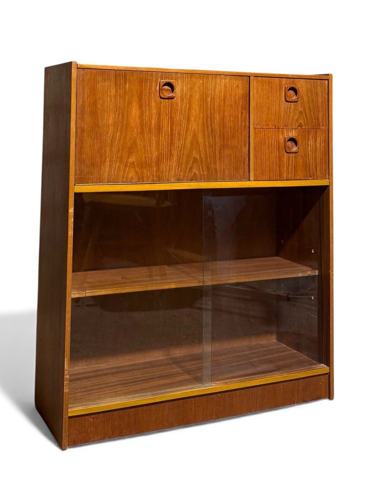 photo for sale Turnidge Teak Bookcase Desk Mid Century Retro C1960s