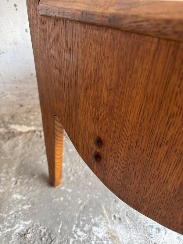photo vintage Amsterdamse School Art Deco Dining Chairs, 1920s, Set Of 6