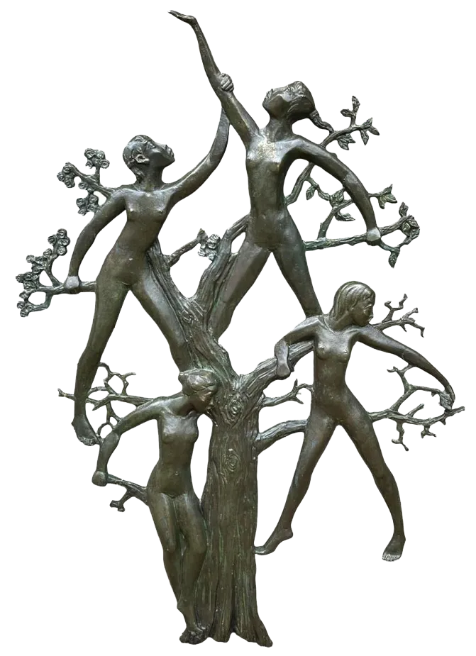 Jozef (Jos) Van Acker, Ode To Woman, Resin Wall Sculpture, 1960
