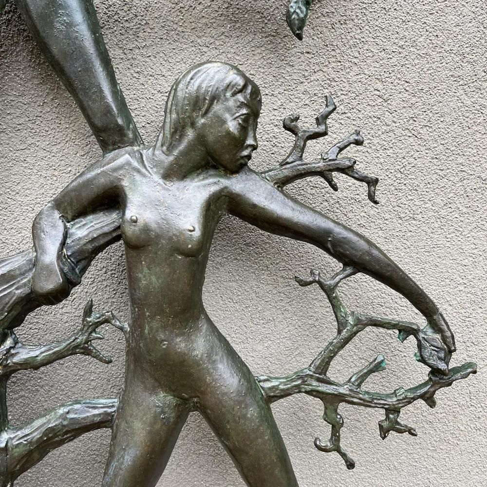 Jozef (Jos) Van Acker, Ode To Woman, Resin Wall Sculpture, 1960 photo for sale