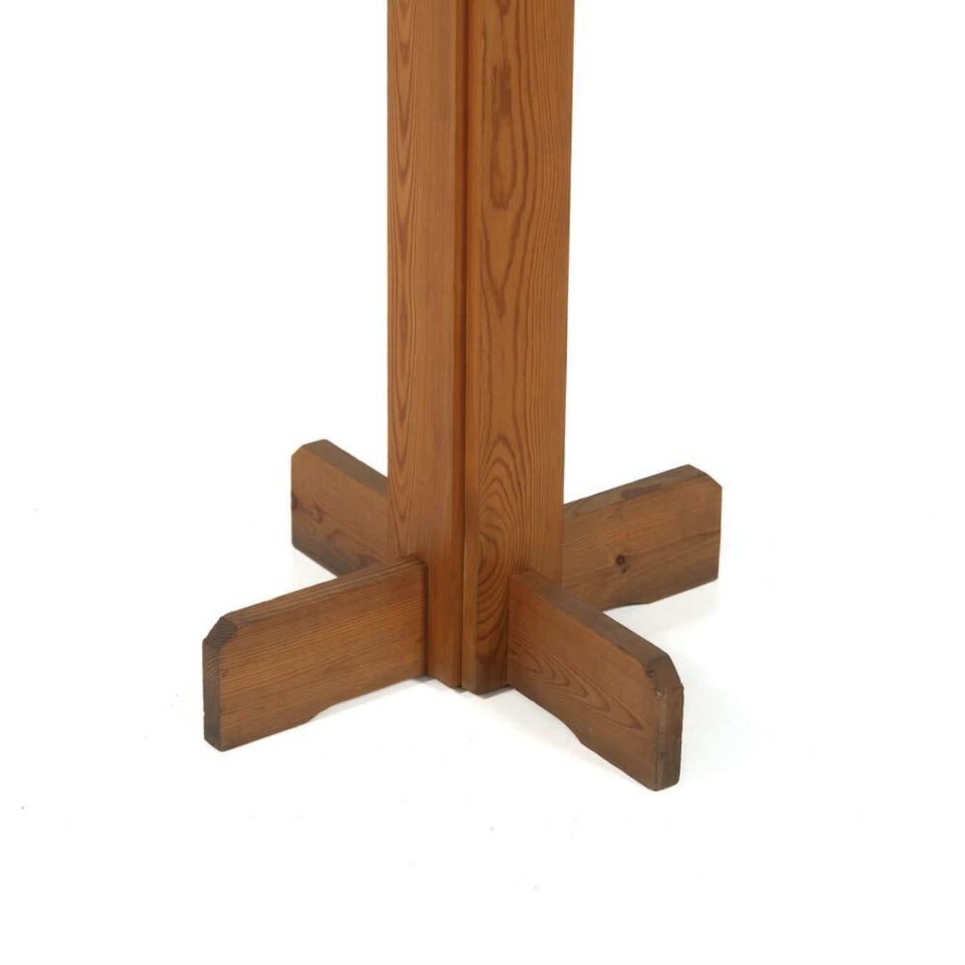Mid Century Italian Coat Rack Wood Italy 1970s photo Furniture