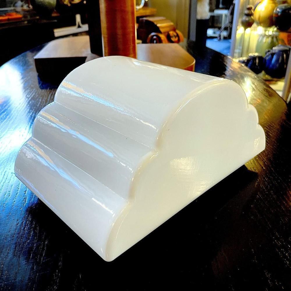 Wall Light In Opaline Glass By Attributed To Kazuhide Takahama For Leucos, 1980s photo furniture