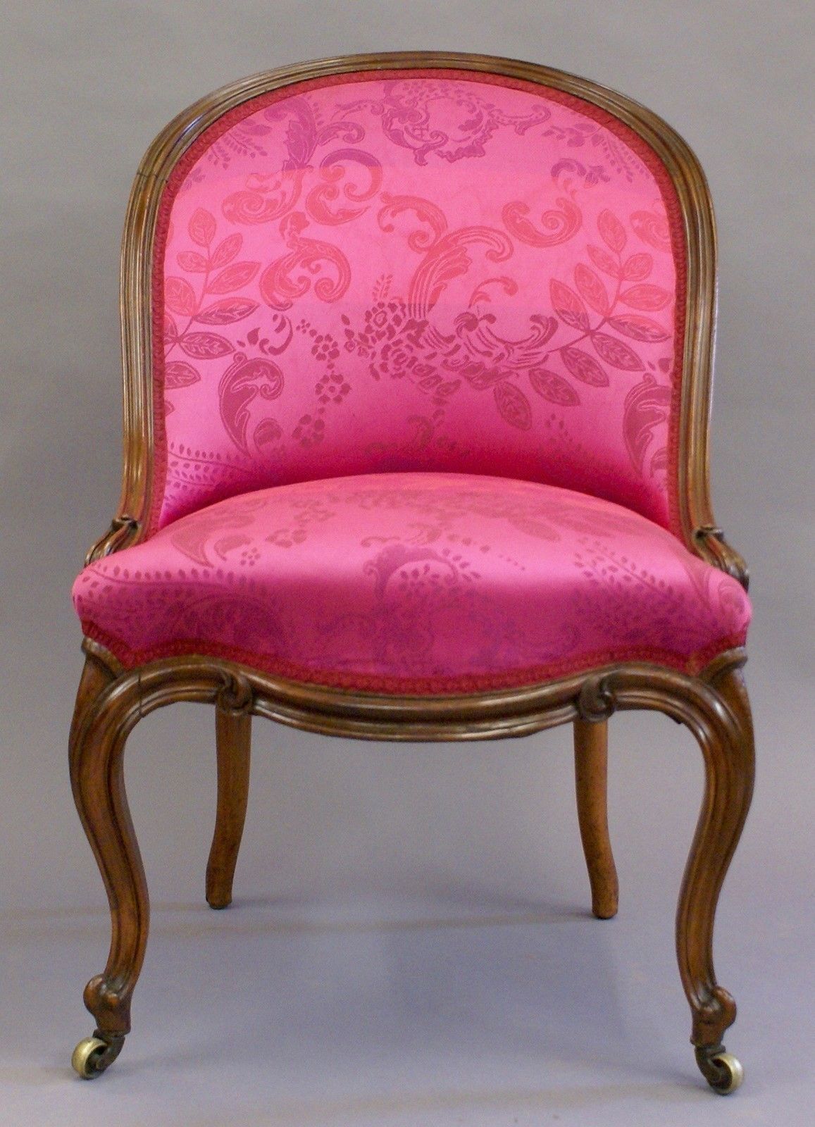 A Fine Early Victorian Rosewood Slipper Chair photo for sale