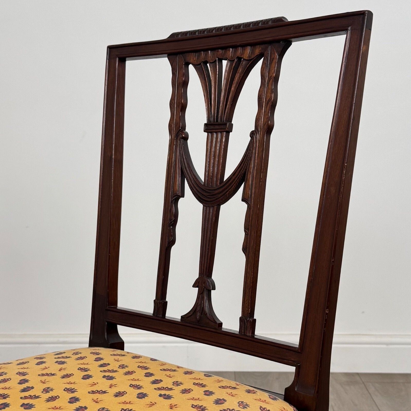 Antique 19th Century Set Of 6 Dining Chairs In Mahogany photo 625.0