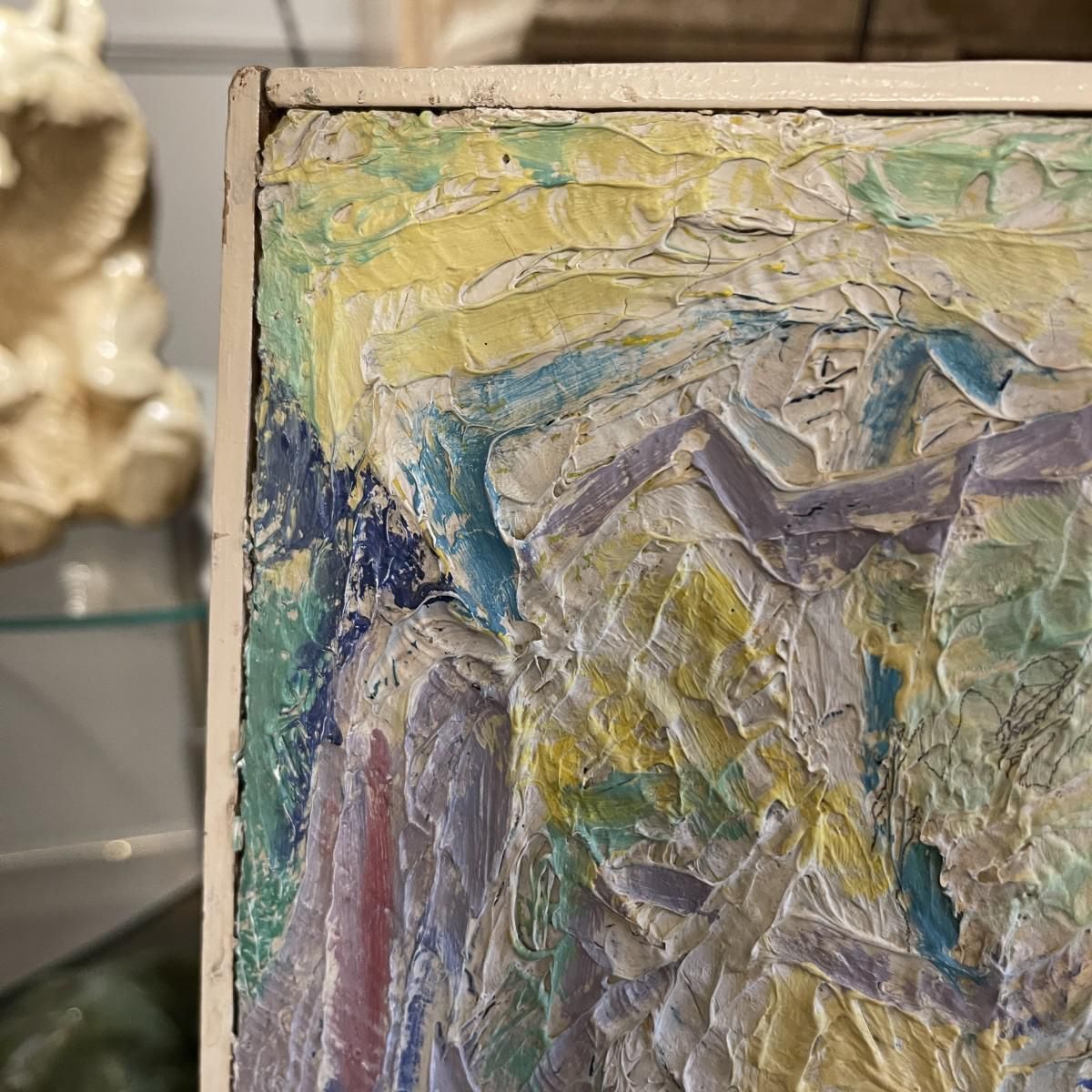 Urbain Herregodts, Abstracte Compositie, 1962, Olieverf Op Paneel photo vinterior