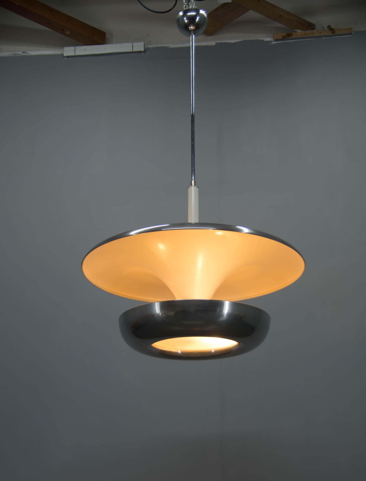 Lighting Large Bauhaus Chandelier By Franta Anyz For Ias, 1920s, Restored photo