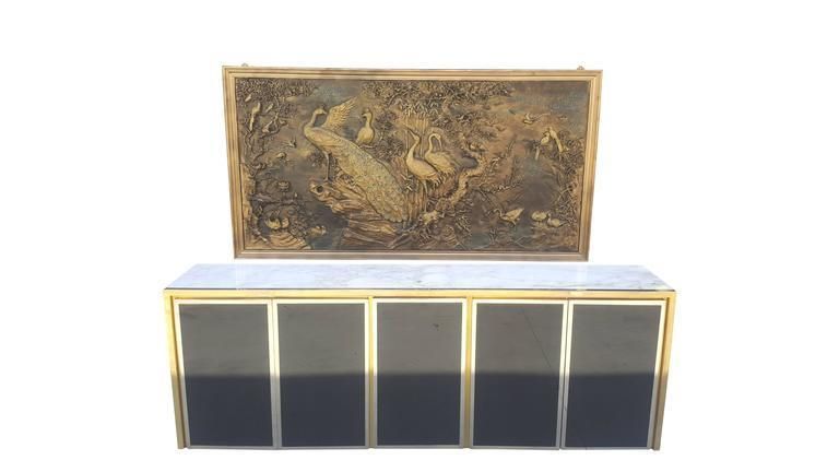 Amazing Big 3 D Decorative Wall Decoration Mid Century Modern Gold Art photo furniture