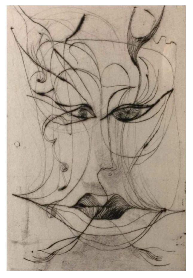 Anne Body, Jezebel, Gravure Op Papier, 1961