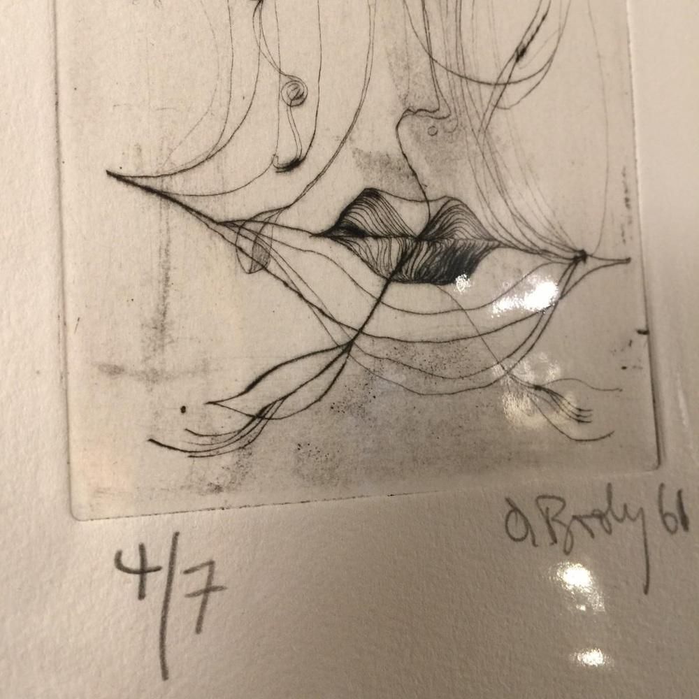 Anne Body, Jezebel, Gravure Op Papier, 1961 photo Kunst