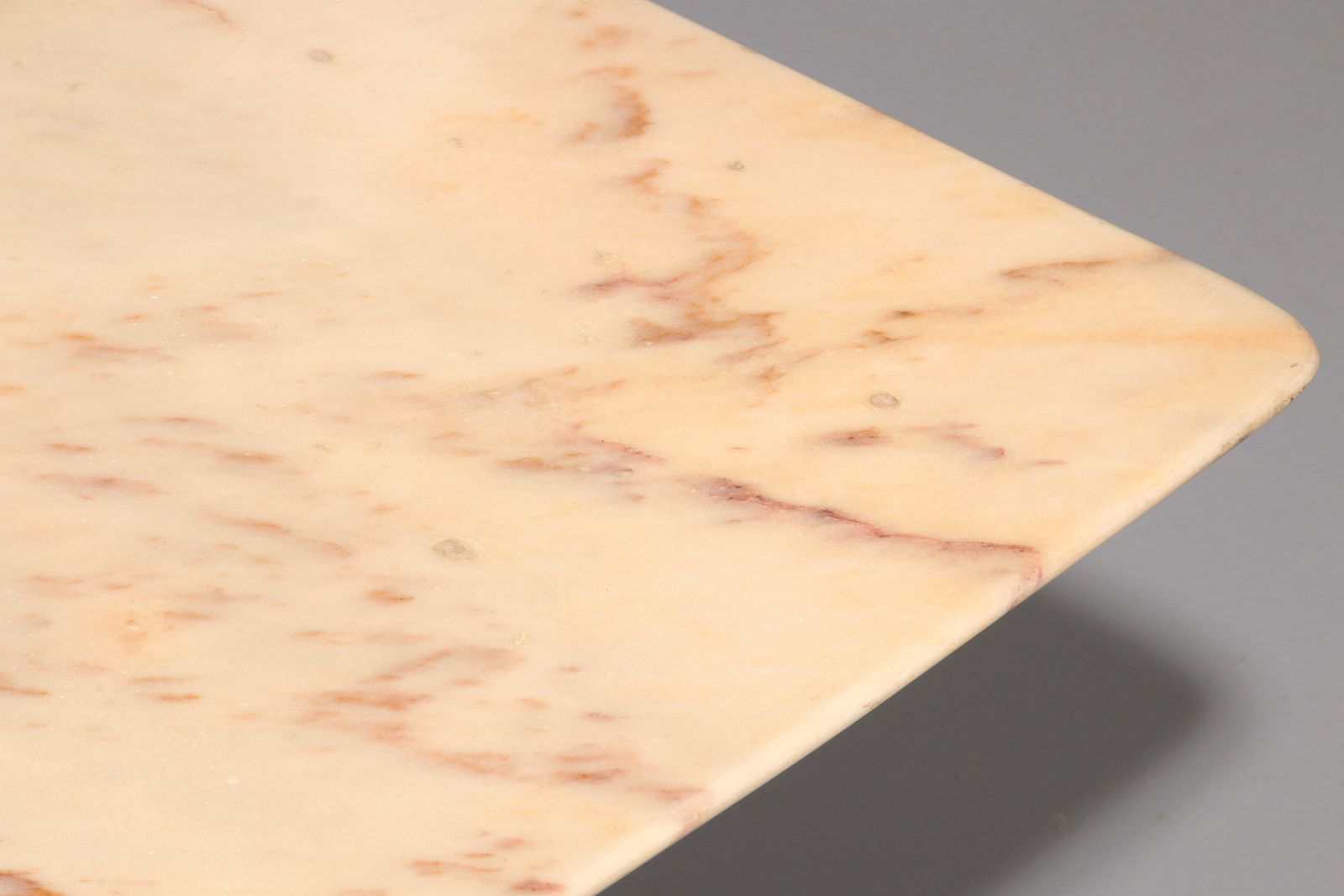 photo for sale Marble Italy In The Style Of Gio Ponti Coffee Table Metal Brass, 1960s