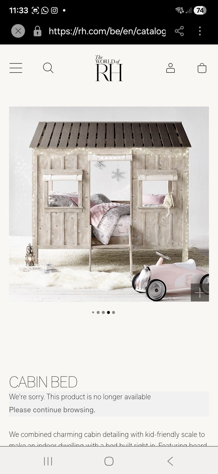 Rh Children Cabin Bed photo Furniture