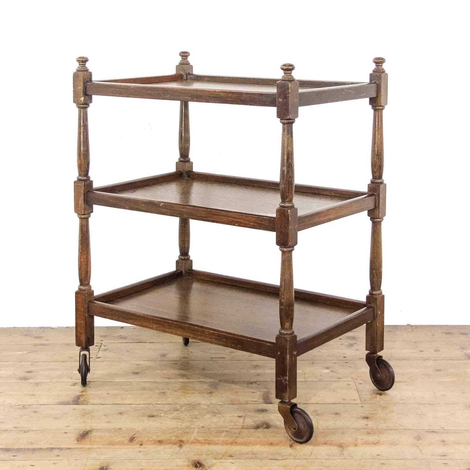 Early 20th Century Oak Drinks Trolley | Vintage Trolley | Drinks Trolley | Home Bar | Vintage Buffet (M 6454) photo furniture