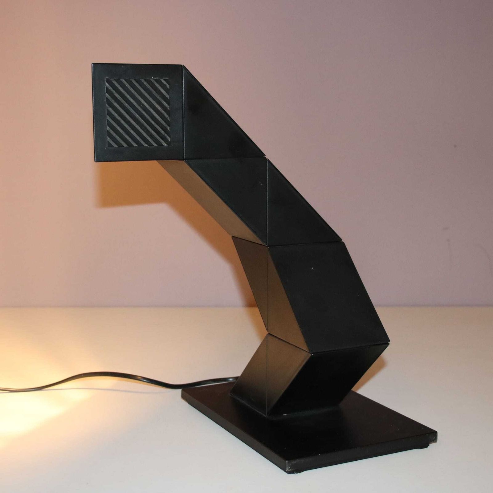 photo furniture 1980s “Zig Zag” Desk Lamp By Shui L. D. Chan For New Horizons, Hong Kong