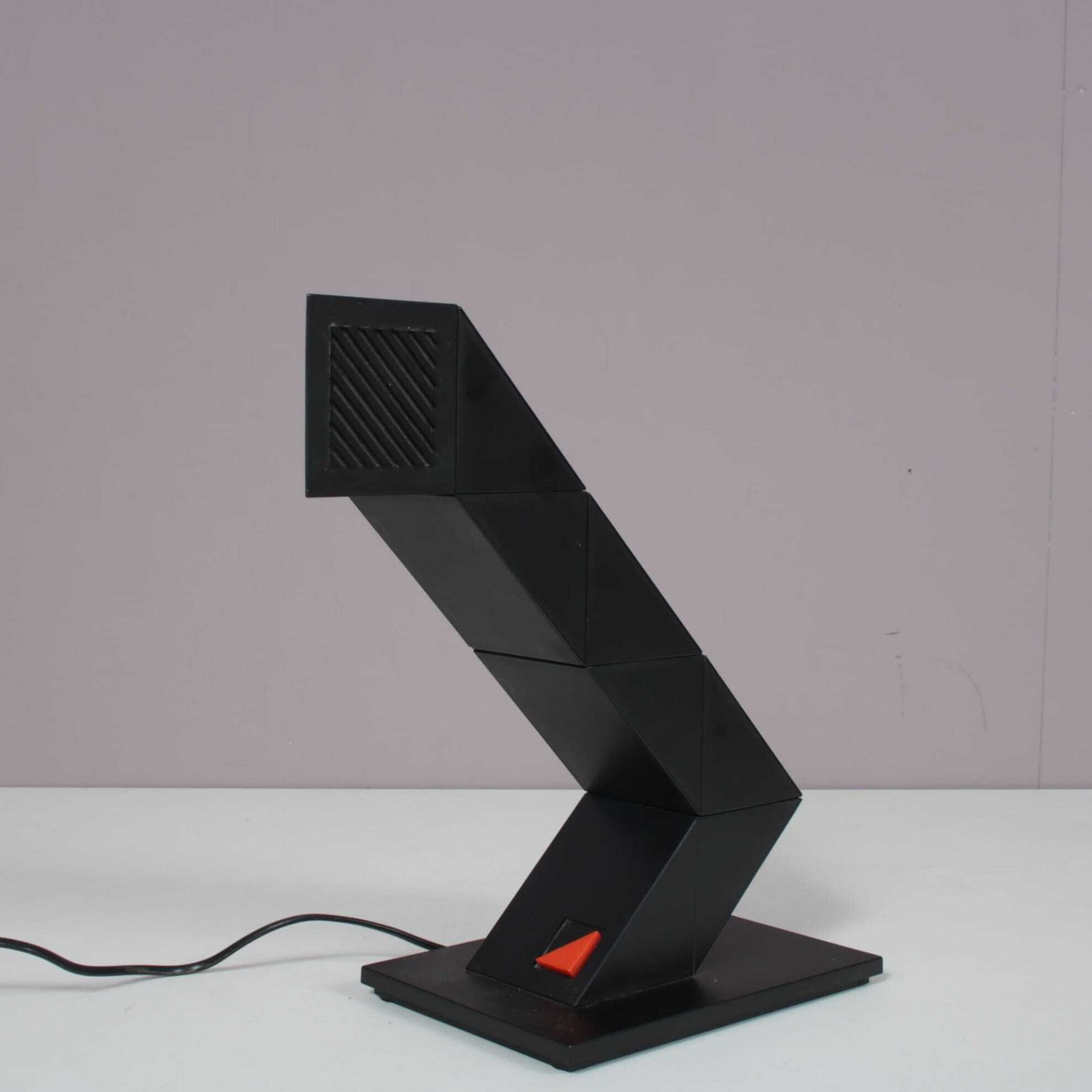 Lighting 1980s “Zig Zag” Desk Lamp By Shui L. D. Chan For New Horizons, Hong Kong photo
