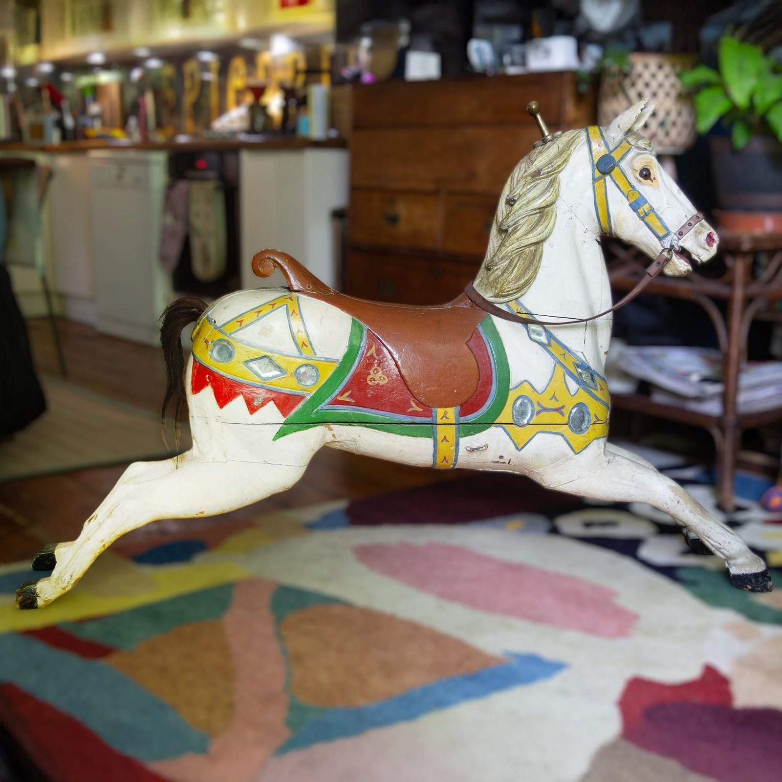 19th Century Carousel Horse Made By Friedrich Heyn Of Germany photo for sale
