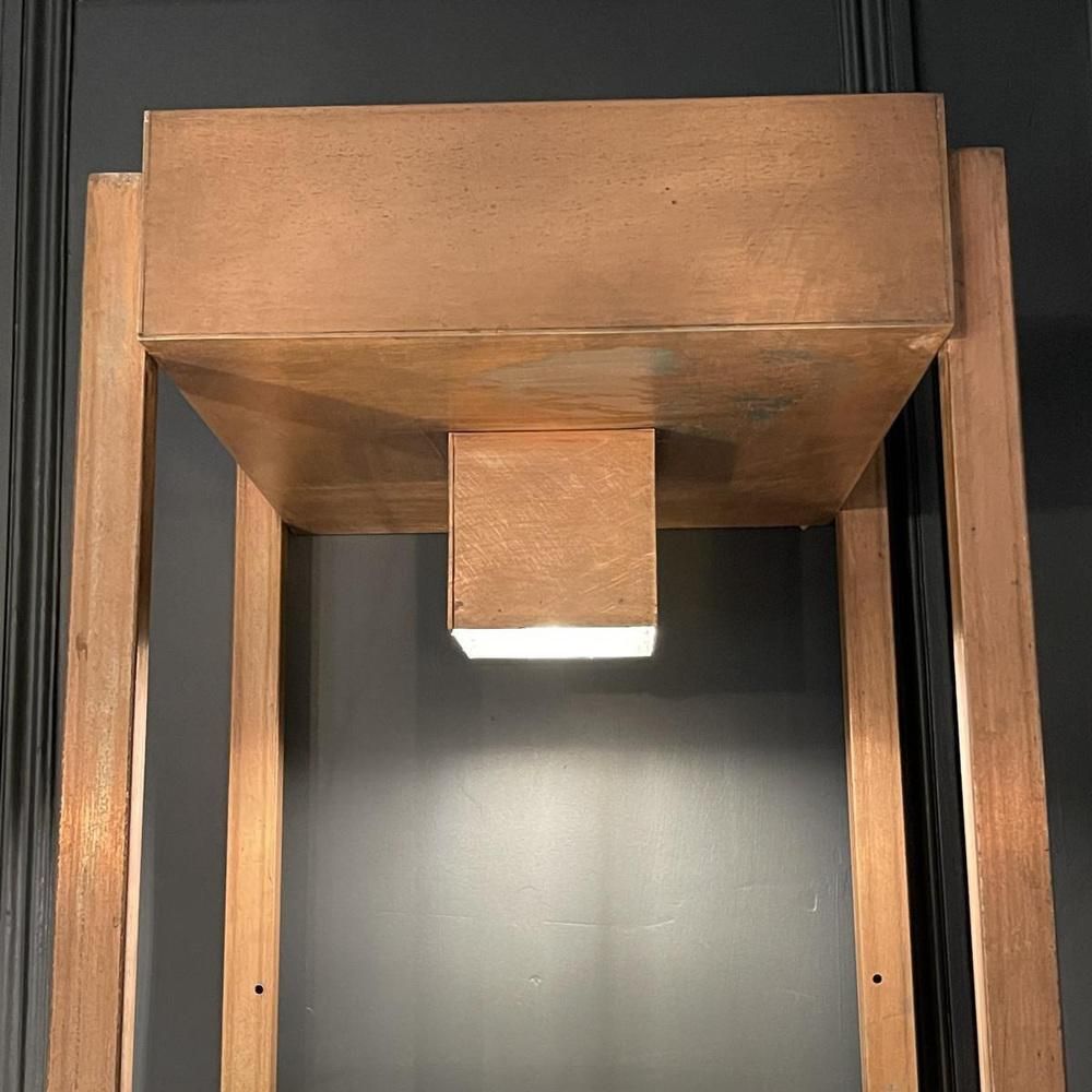 Vintage Verlichte Kolomkast, Jaren 1970 photo furniture
