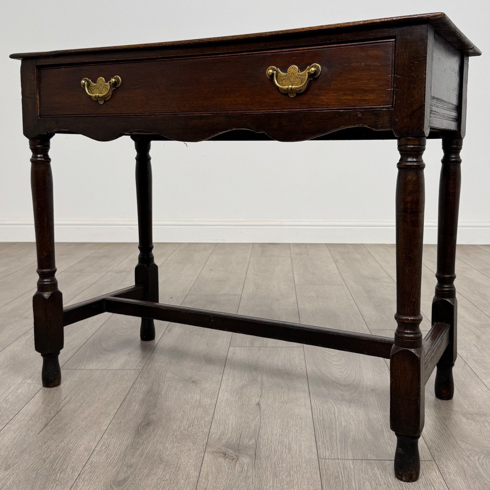 Antique 18th Century Side Table In Oak photo furniture