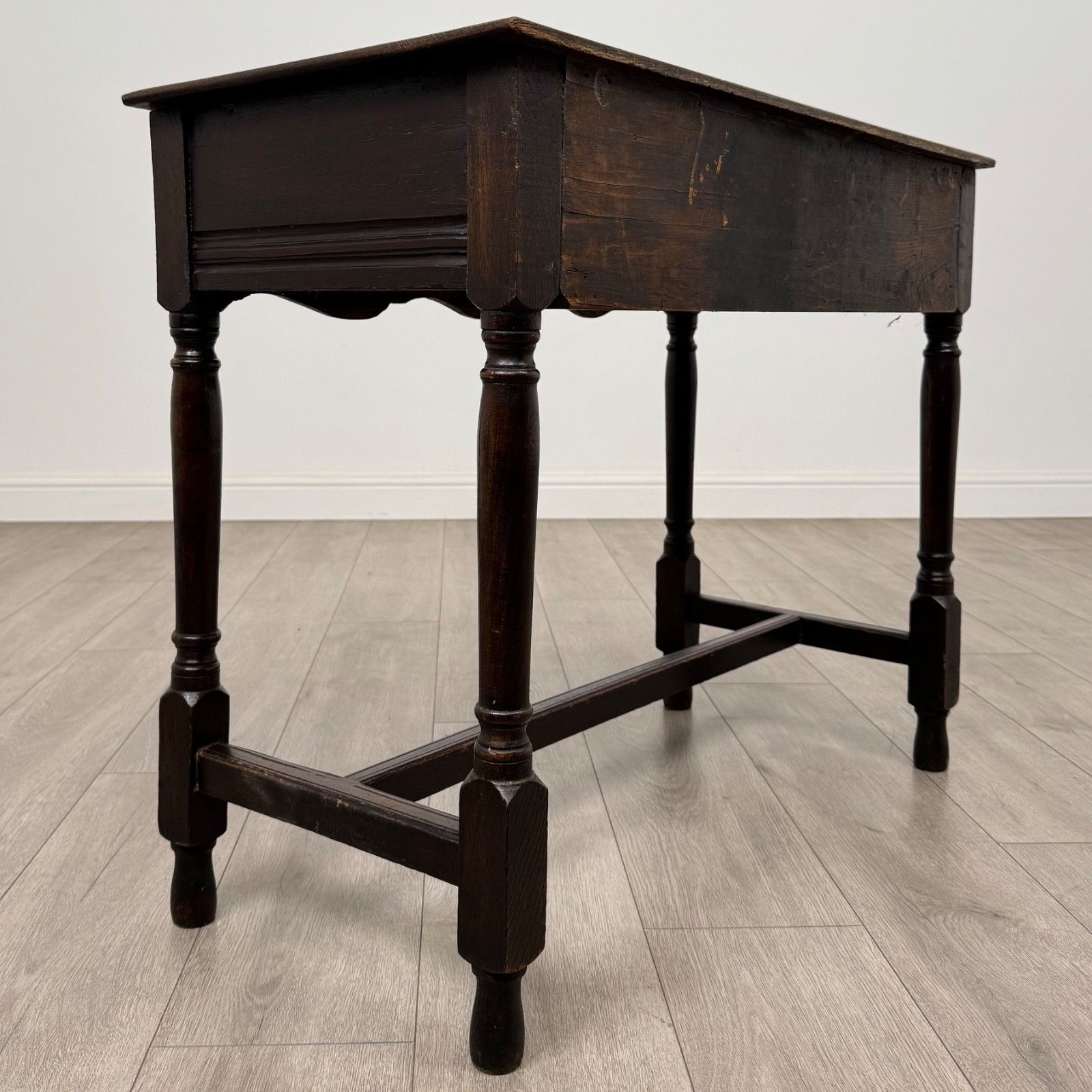Antique 18th Century Side Table In Oak photo Furniture