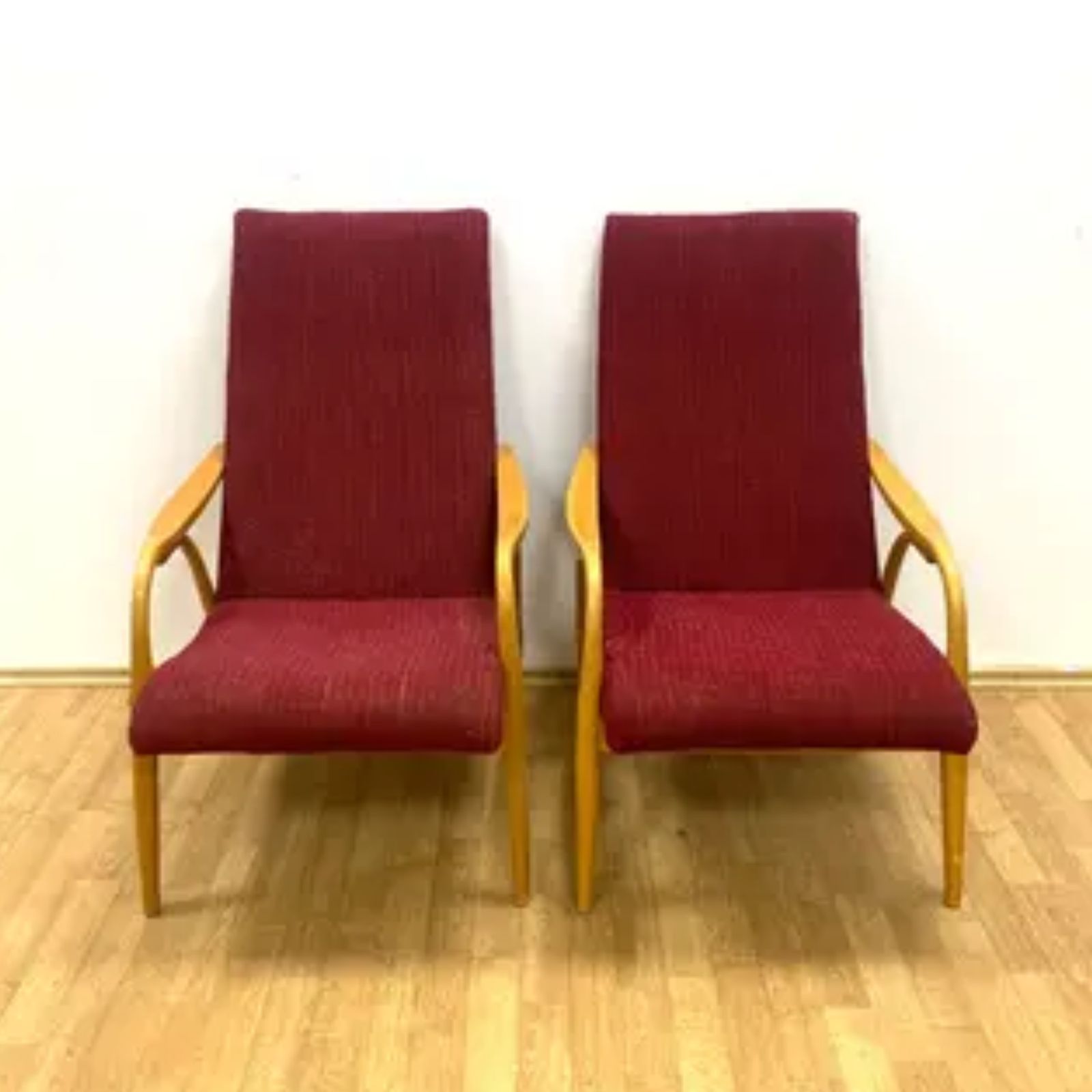Retro Ton Armchairs By A. šuman, 1960s Czechoslovakia | Expo 58 Awarded photo furniture