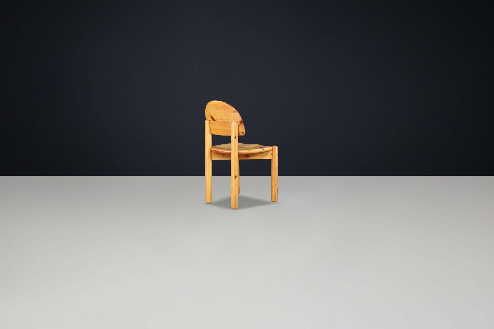 Set Of 6 Rainer Daumiller Dining Chairs In Solid Pine For Hirtshals Sawmill 1970 photo vinterior