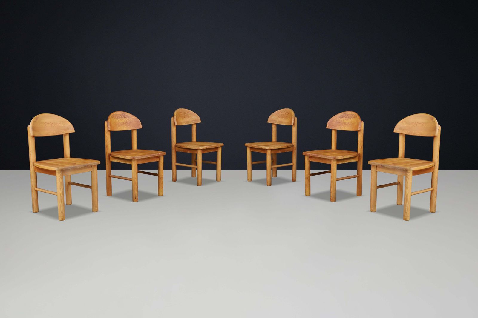 Scandinavian Modern Rainer Daumiller Dining Set/6 Chairs, Denmark, 1970s photo furniture