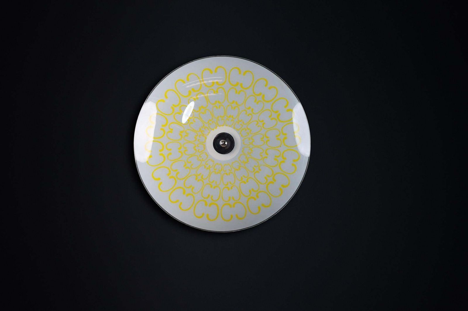 Mid Century Glass Hanging Pendant Or Wall Light Brussels World Expo 1958 (No36) photo Lighting