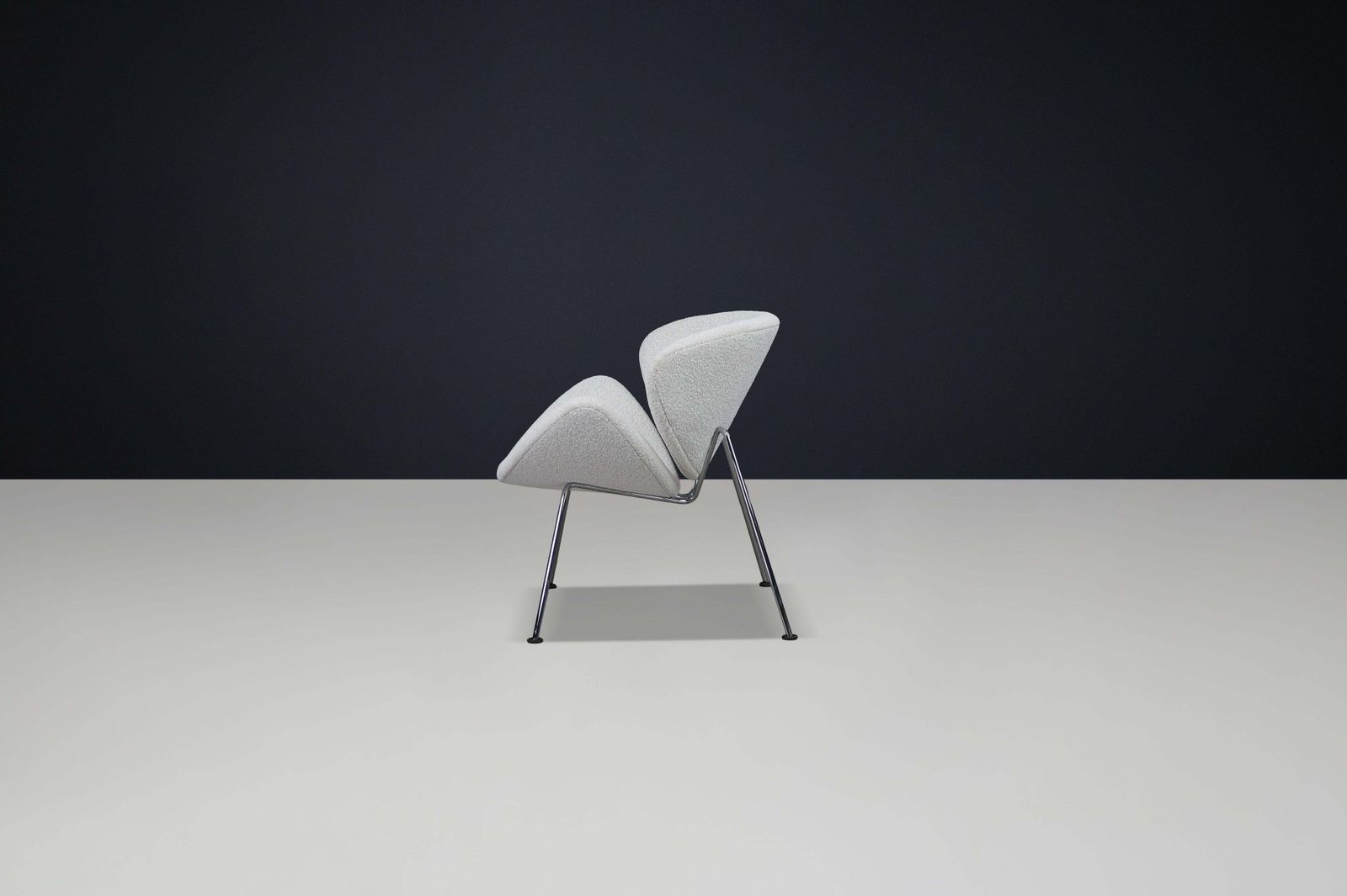 Pierre Paulin “Slice” Lounge Bouclé Chair For Artifort, 1970s, The Netherlands photo for sale