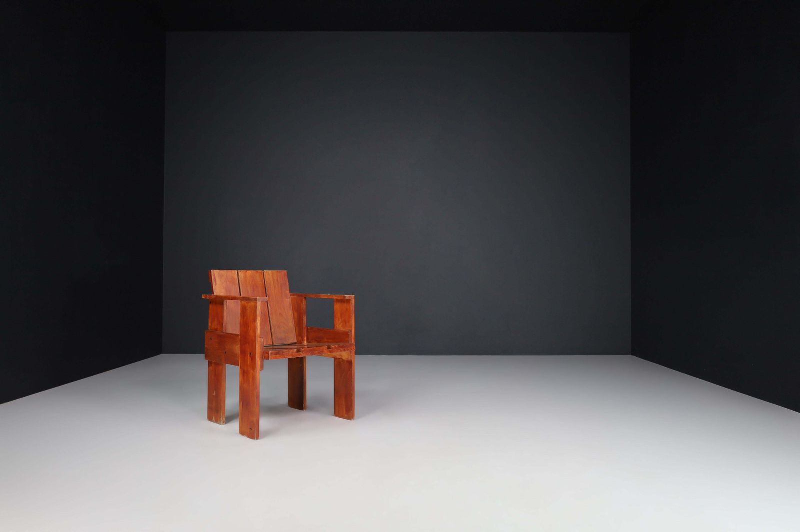 Gerrit Rietveld For Cassina Crate Chairs, Italy, 1970s photo vintage