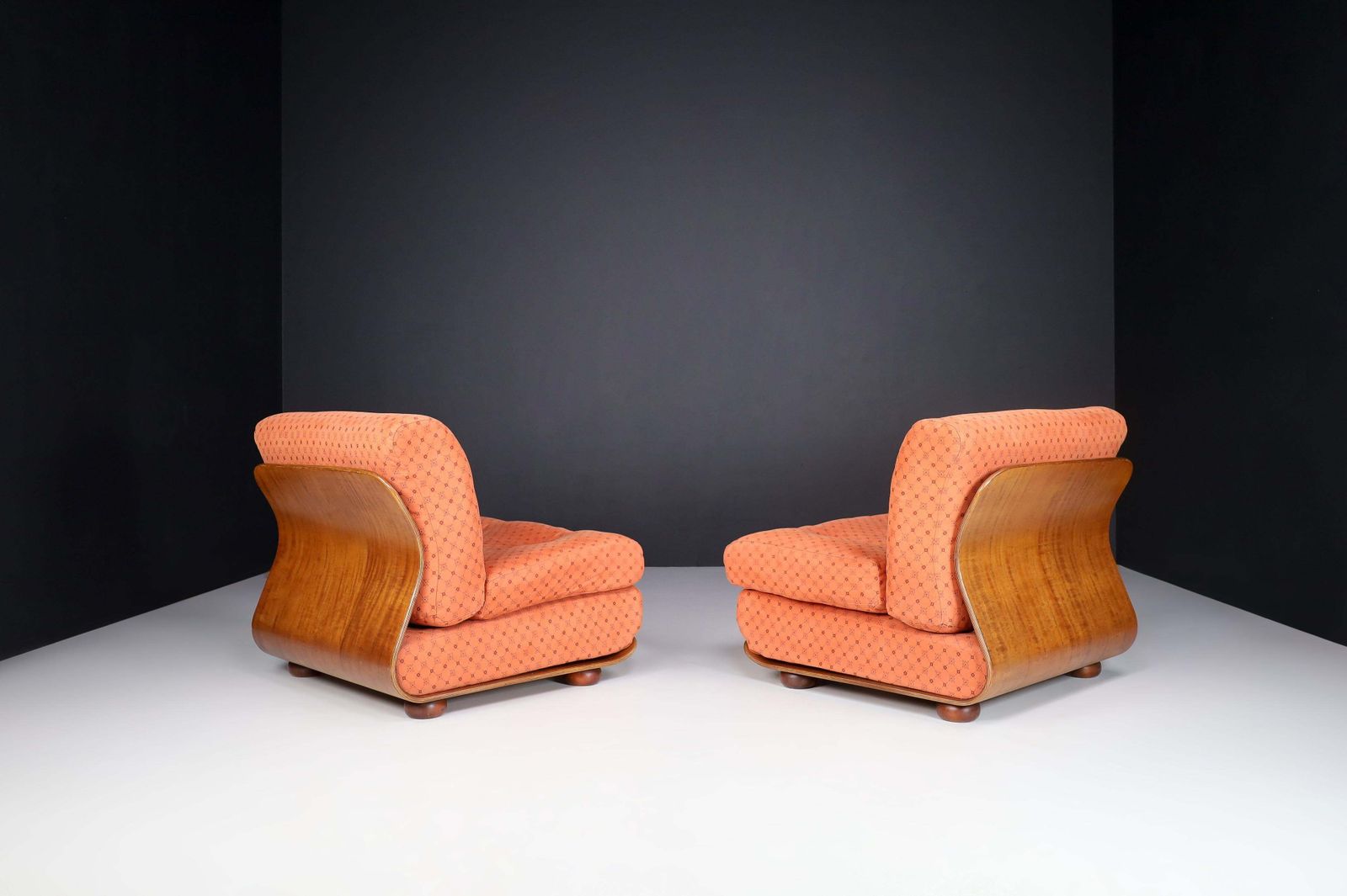 Mid Century Bentwood Lounge Chairs, Italy 1960s photo Furniture