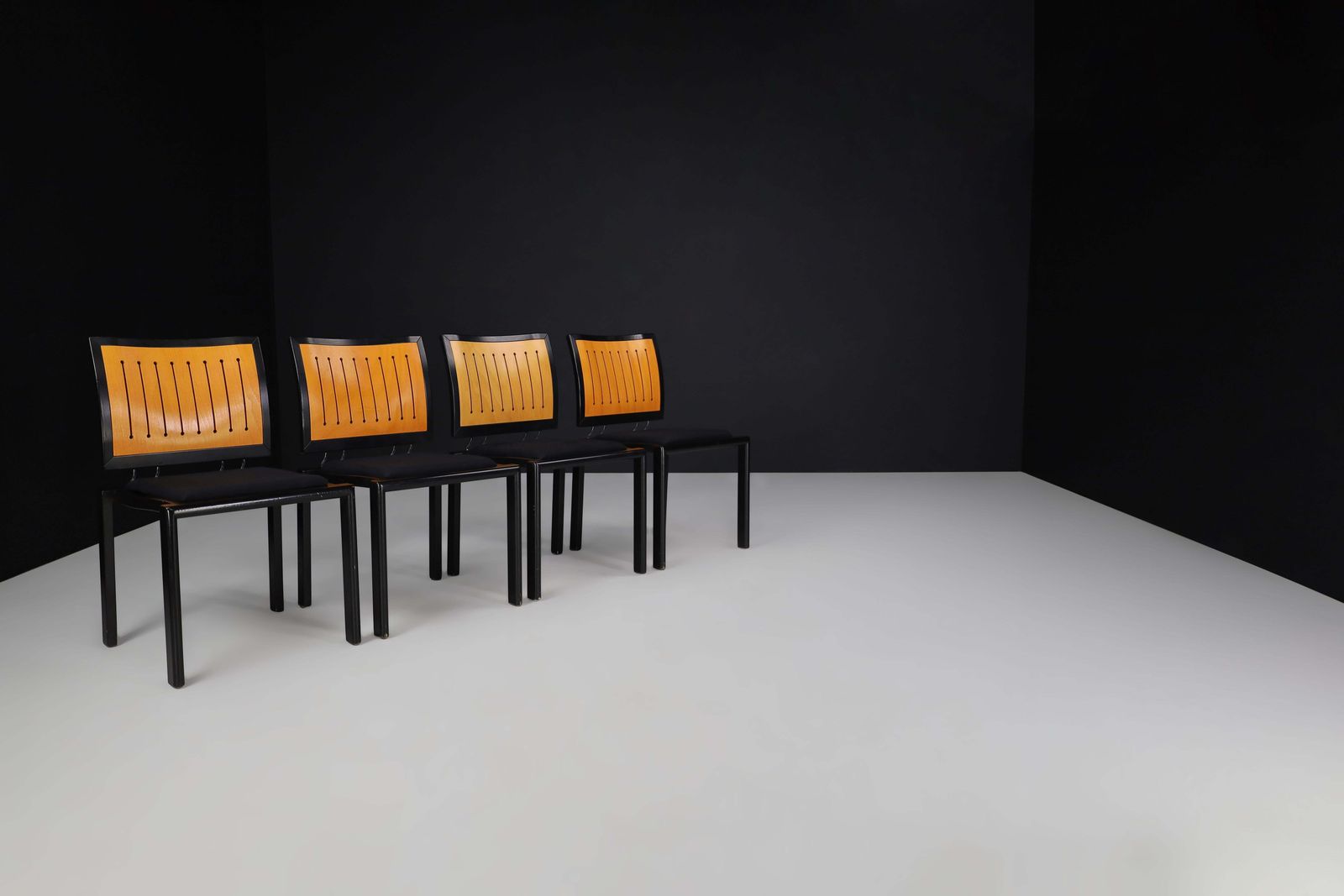 Quadro Chairs By Bruno Rey & Charles Polin For Dietiker, Switzerland, 1980s photo vinterior