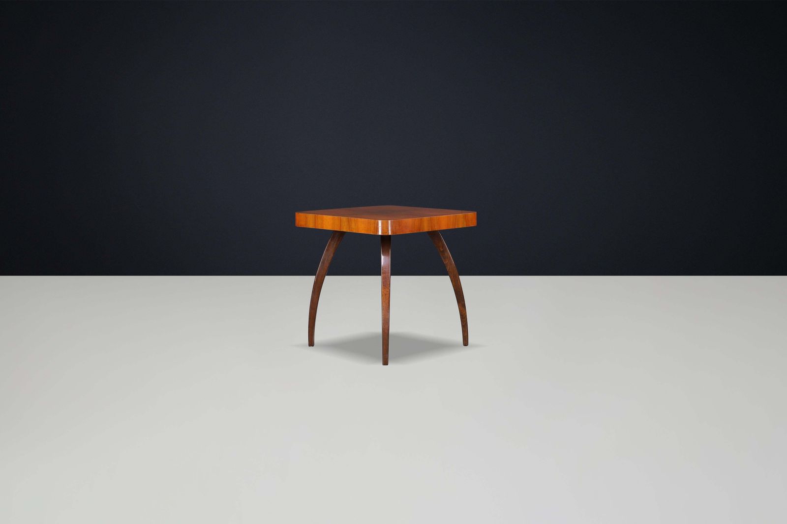 Art Deco Spider Table In Walnut By Jindřich Halabala, 1940s, Czechoslovakia photo buy