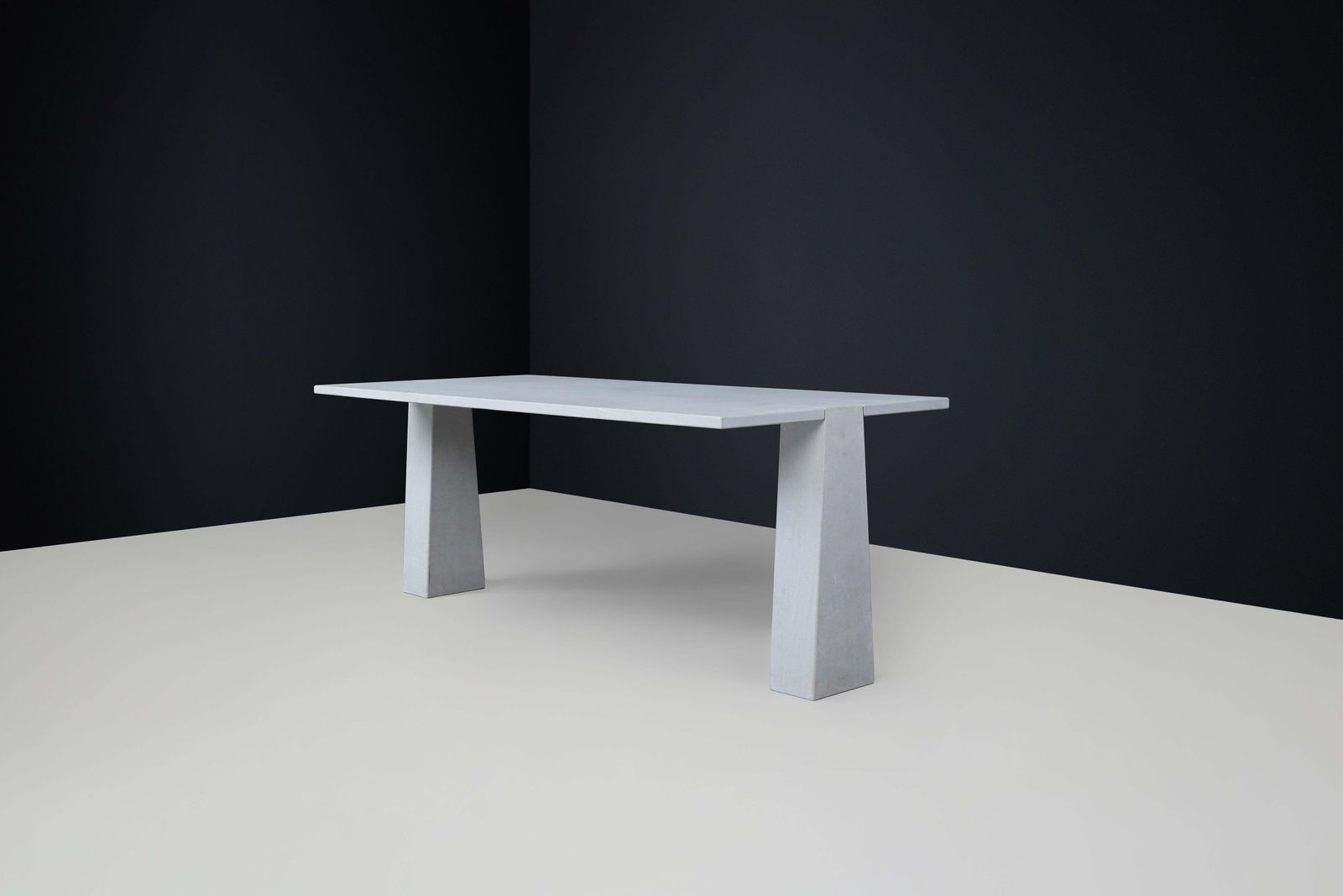 Pietra Serena' Inca'  Desk Or Dining Room By Angelo Mangiarotti For Skipper 1978 photo furniture